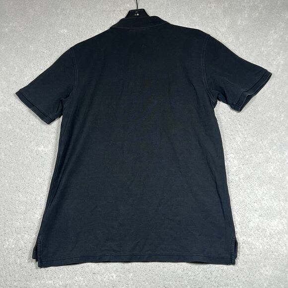 Psycho Bunny Polo Shirt Mens Size 6 Large Black Pima Cotton Embroidered Golf - Picture 8 of 11